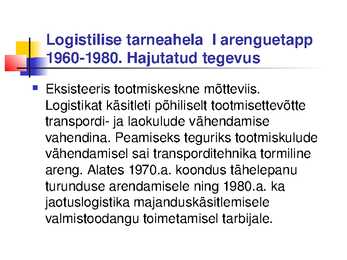 MIS ON LOGISTIKA #16