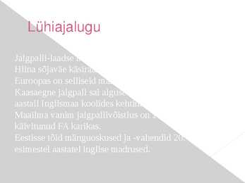 Jalgpall #2