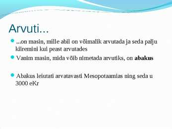 Arvuti ajalugu #2