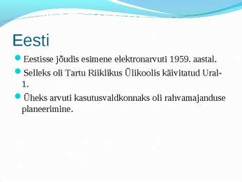 Arvuti ajalugu #12