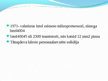 Arvuti ajalugu #9