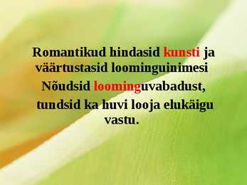 ROMANTILISED IDEAALID #9