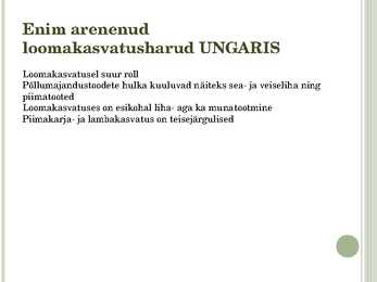 PÕLLUMAJANDUS KEENIA JA UNGARI #11