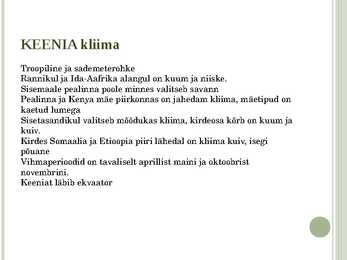 PÕLLUMAJANDUS KEENIA JA UNGARI #22