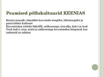PÕLLUMAJANDUS KEENIA JA UNGARI #27