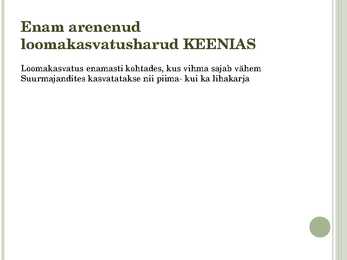 PÕLLUMAJANDUS KEENIA JA UNGARI #28
