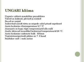 PÕLLUMAJANDUS KEENIA JA UNGARI #4
