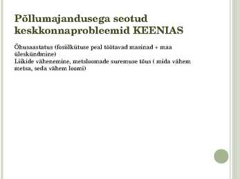 PÕLLUMAJANDUS KEENIA JA UNGARI #31