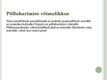 PÕLLUMAJANDUS KEENIA JA UNGARI #7