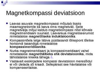 Laevajuhid- navigatsioon #25