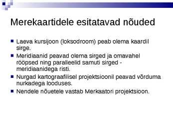 Laevajuhid- navigatsioon #41