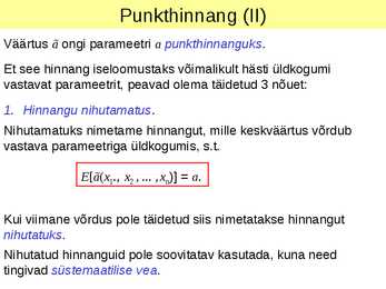 Punkthinnangud #10