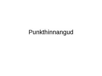 Punkthinnangud