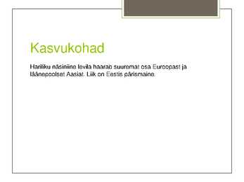 Harilik näsiniin #3