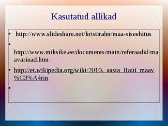 MAAVÄRINAD 2 #12