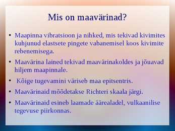 MAAVÄRINAD 2 #3