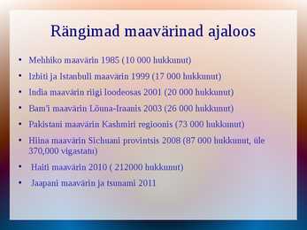 MAAVÄRINAD 2 #6