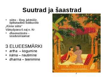 India maailmavaatelisi õpetusi #7
