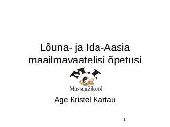 India maailmavaatelisi õpetusi