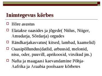 Kõrbed #12