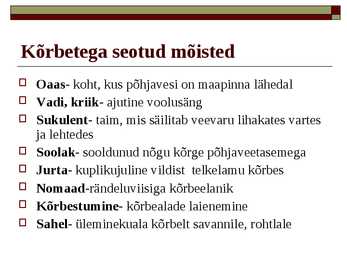 Kõrbed #13