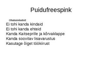Tööpingid #5