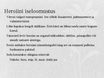 HEROIIN pptx #2