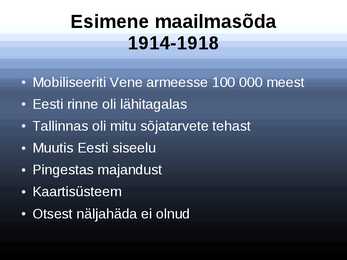 Eesti sõdades 1914-1920 #2