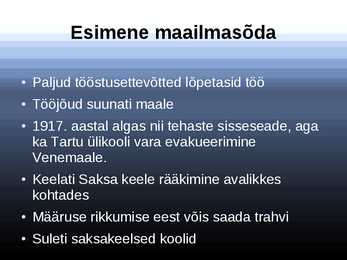 Eesti sõdades 1914-1920 #3