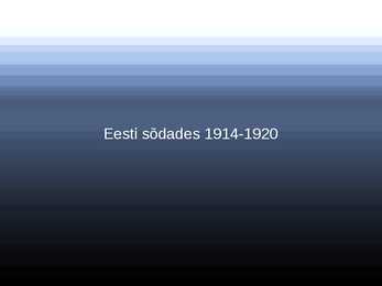 Eesti sõdades 1914-1920