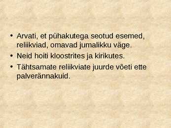 Keskaja usk ja kirik #16