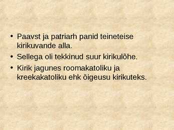 Keskaja usk ja kirik #8