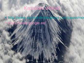Fuji vulkaan #8