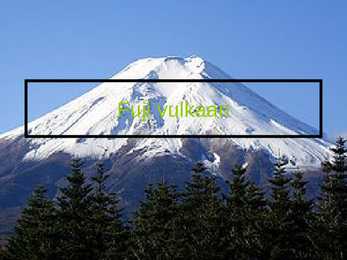 Fuji vulkaan