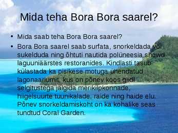 Bora Bora saar #3