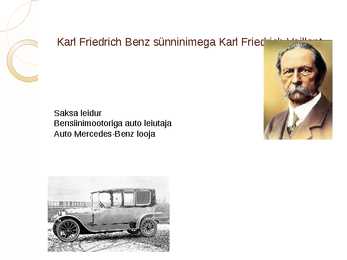 Karl Friedrich Benz #2