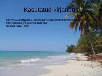 Minu Haiti - esitlus #6