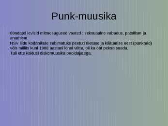 Eesti muusika 80ndad #5