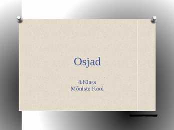 Osjad powerpoint