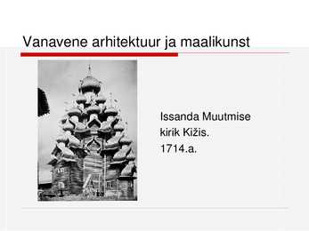 Vanavene arhitektuur ja maalikunst #11