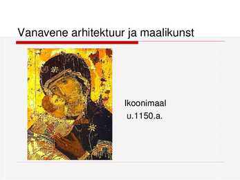 Vanavene arhitektuur ja maalikunst #16