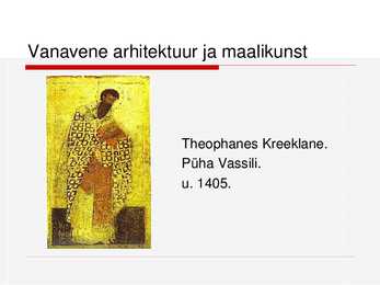 Vanavene arhitektuur ja maalikunst #20