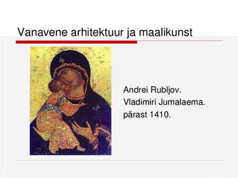 Vanavene arhitektuur ja maalikunst #21