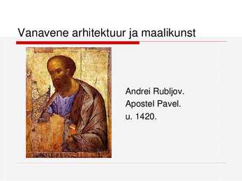 Vanavene arhitektuur ja maalikunst #22