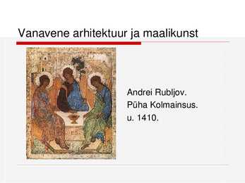 Vanavene arhitektuur ja maalikunst #23