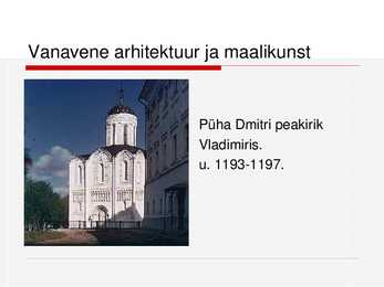 Vanavene arhitektuur ja maalikunst #6