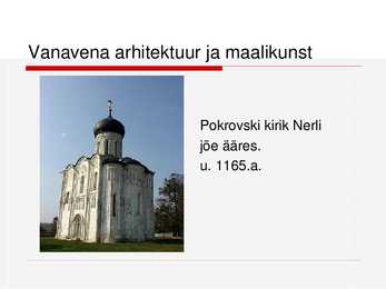 Vanavene arhitektuur ja maalikunst #7