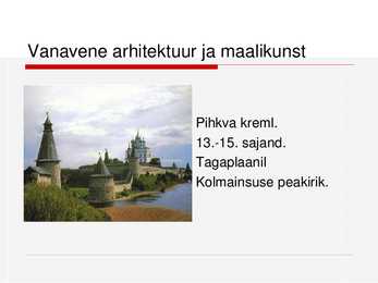 Vanavene arhitektuur ja maalikunst #10