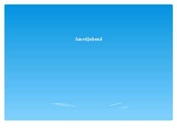 Ametijuhend