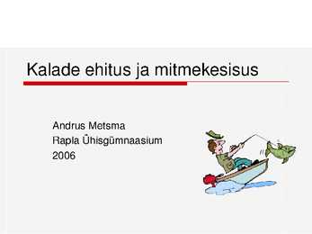 Kalade ehitus ja mitmekesisus